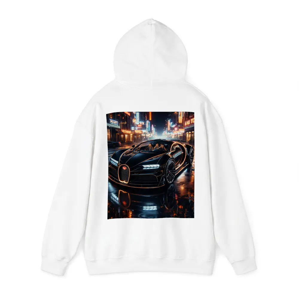 Bugatti La Voiture Noire Neon City Night – Hoodies
