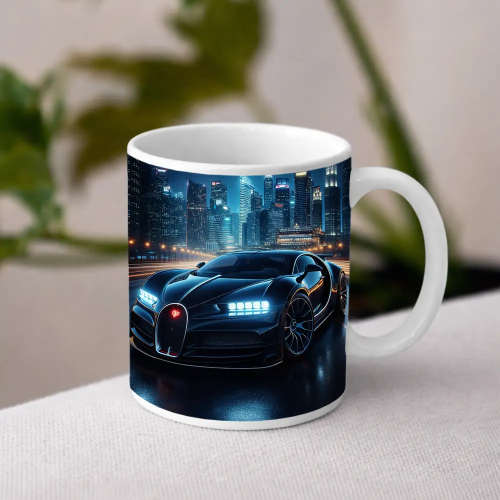 Bugatti La Voiture Noire City Night – Mugs