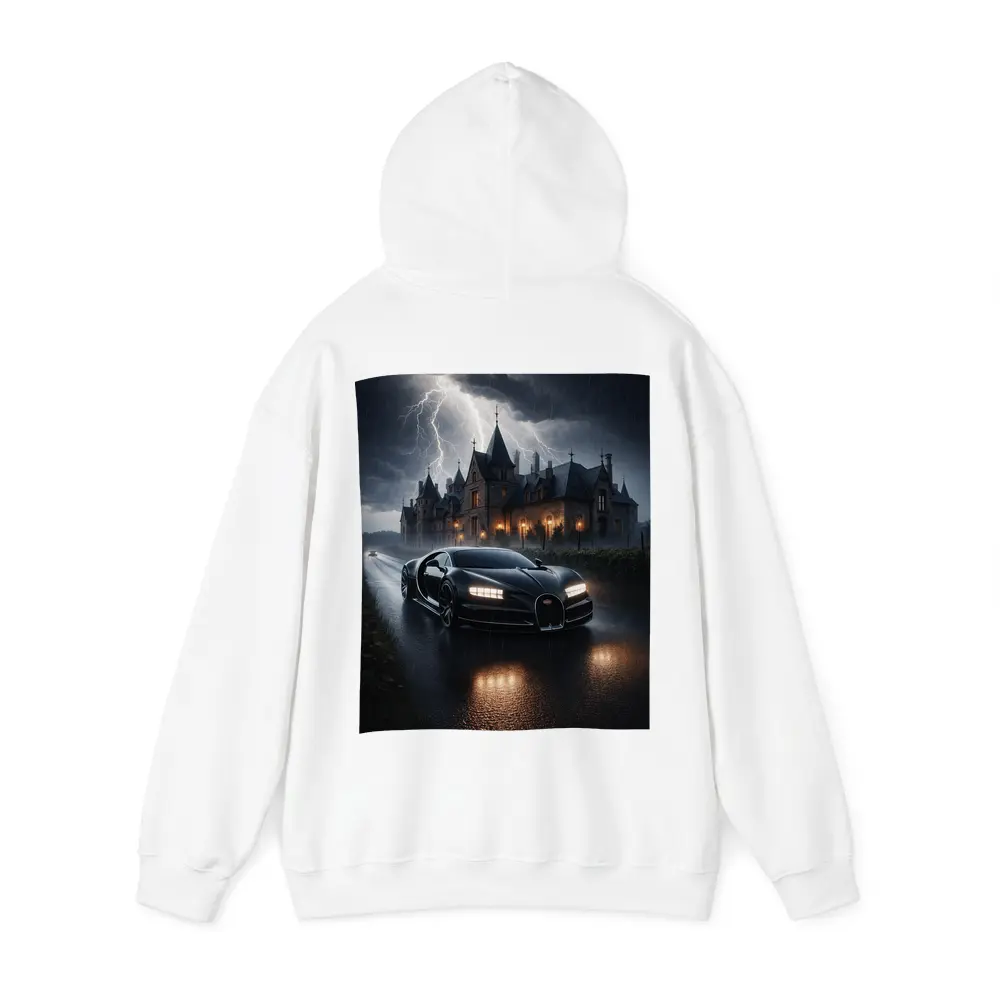 Bugatti Chiron Storm Dark Mansion Night – Hoodies