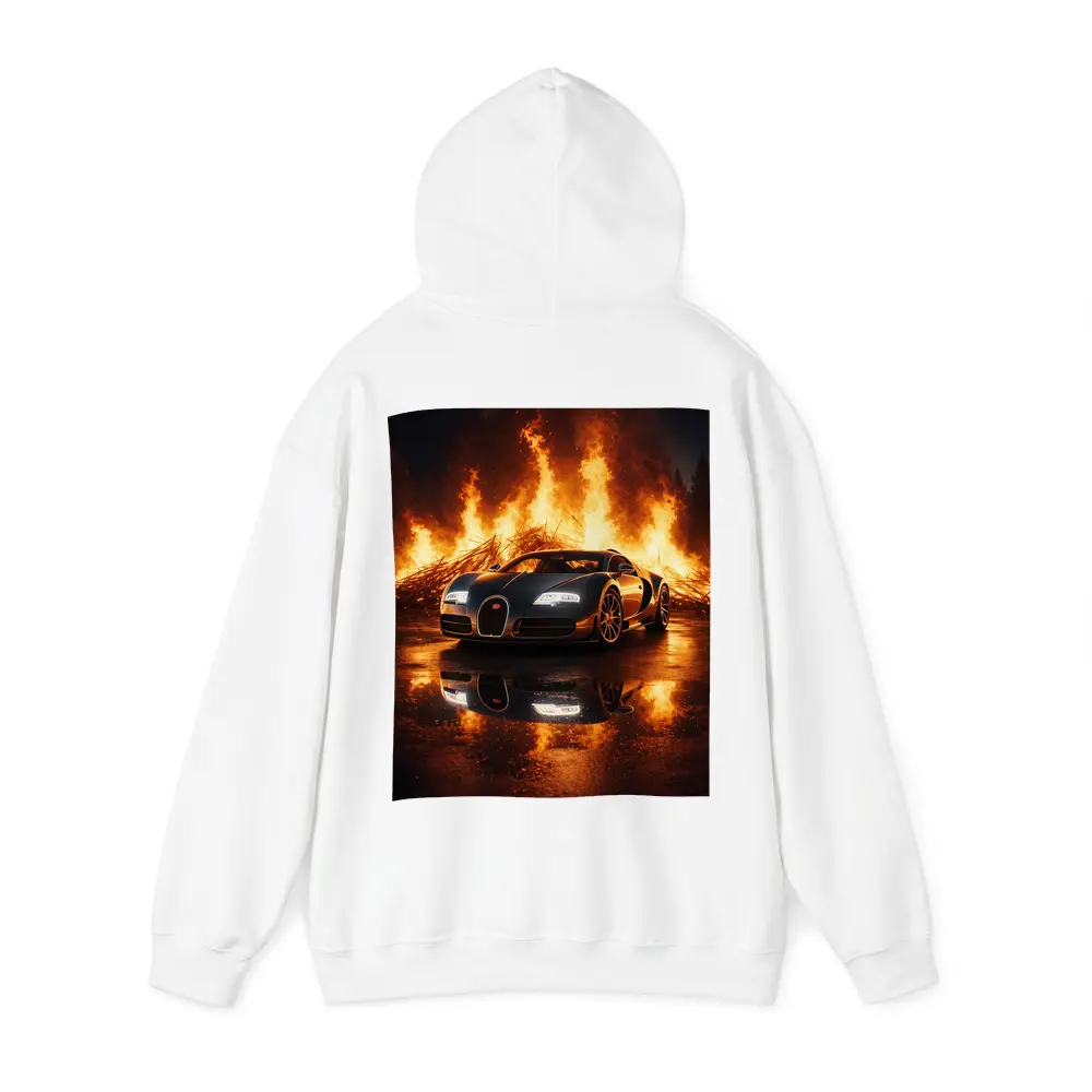 Bugatti Veyron Engulfed in Dramatic Fire – Hoodies