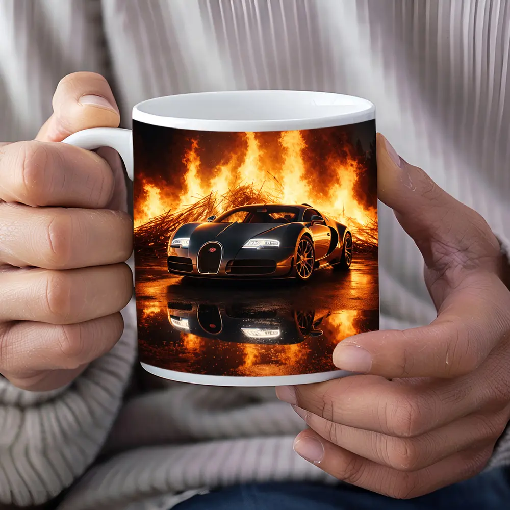 Bugatti Veyron Engulfed in Dramatic Fire – Mugs