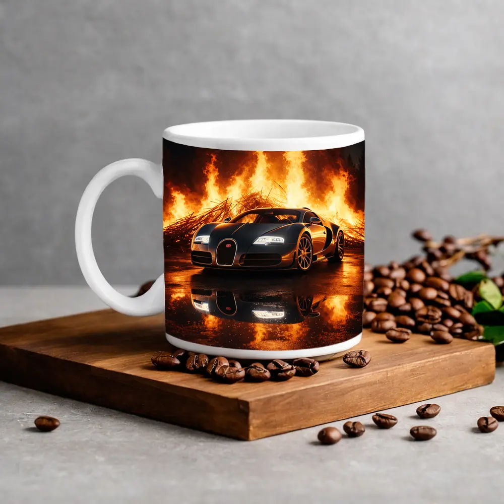 Bugatti Veyron Engulfed in Dramatic Fire – Mugs