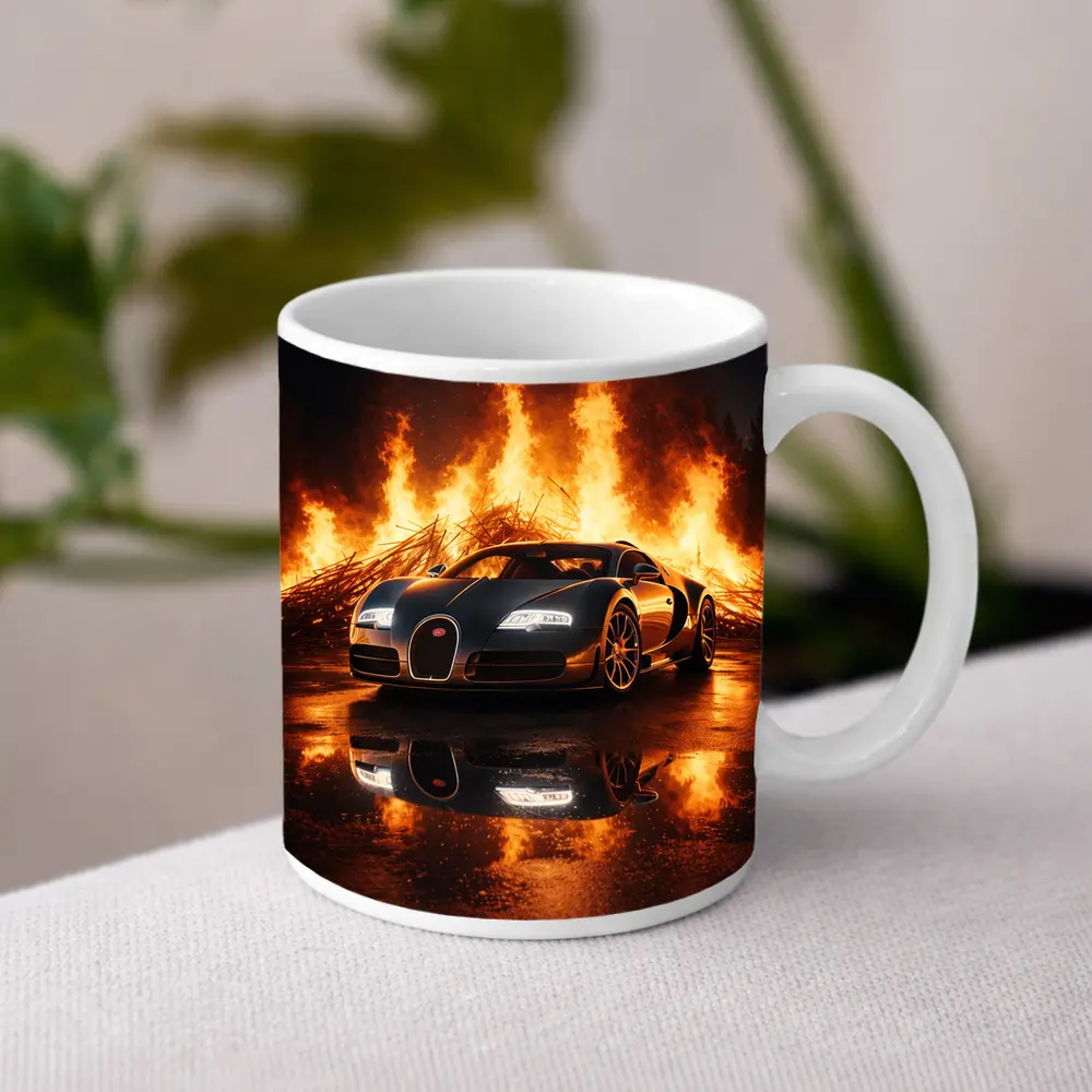 Bugatti Veyron Engulfed in Dramatic Fire – Mugs