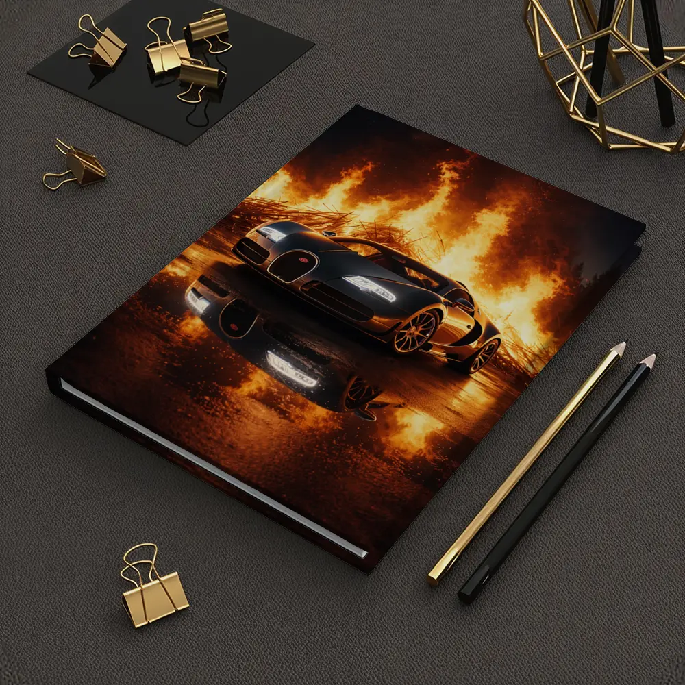 Bugatti Veyron Engulfed in Dramatic Fire – Notebooks