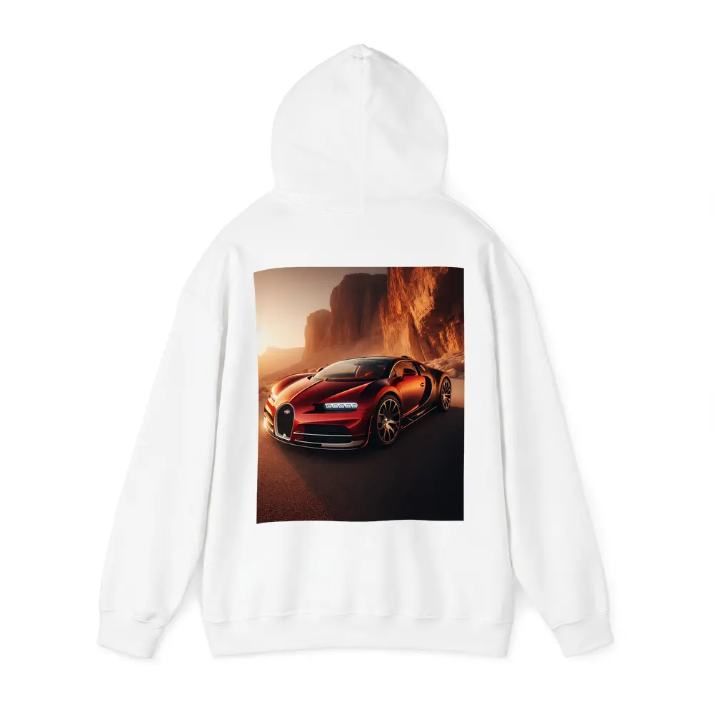 Bugatti Chiron Red Desert Canyon Drive – Hoodies