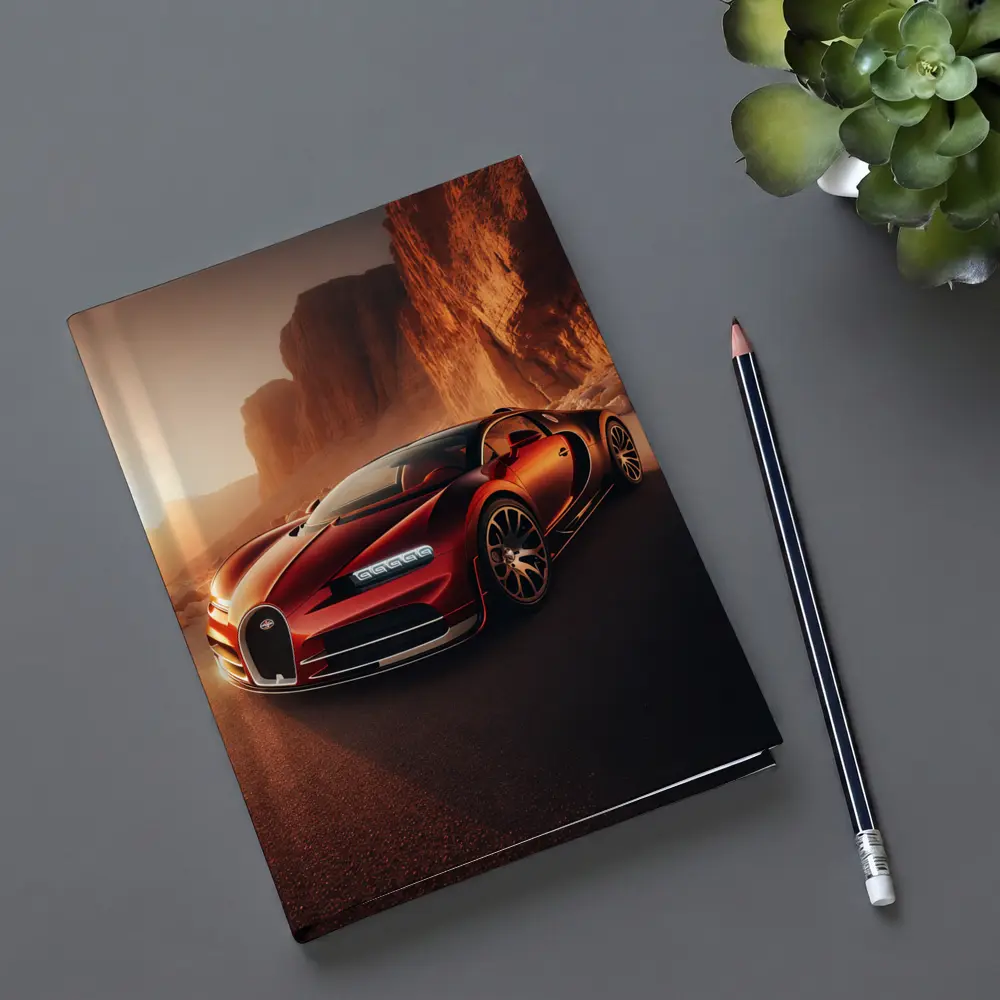 Bugatti Chiron Red Desert Canyon Drive – Notebooks