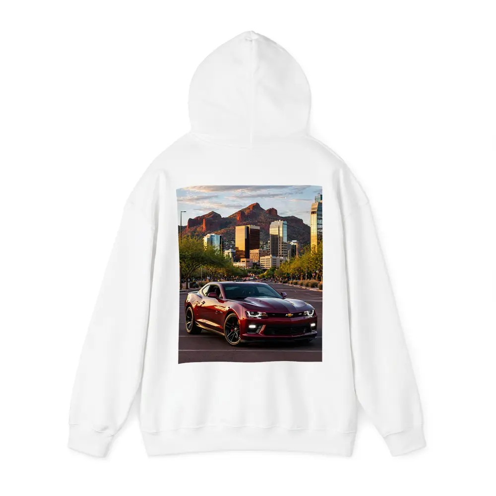 Chevrolet Camaro SS Phoenix City Skyline – Hoodies
