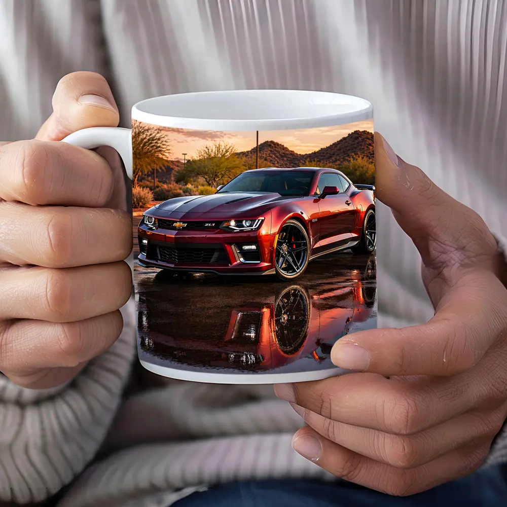 Chevrolet Camaro ZL1 Desert Sunset Reflection – Mugs