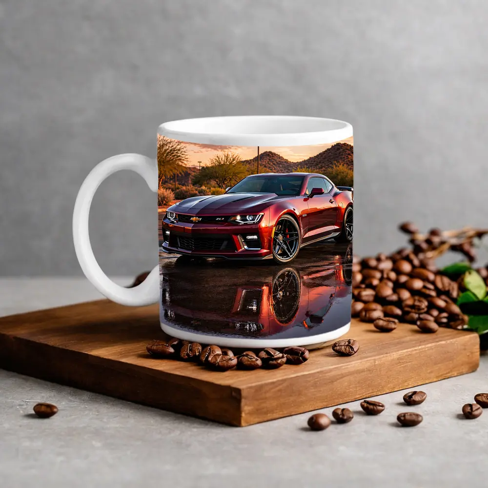 Chevrolet Camaro ZL1 Desert Sunset Reflection – Mugs