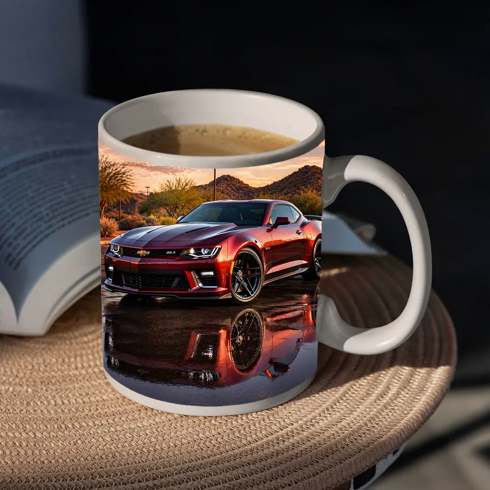 Chevrolet Camaro ZL1 Desert Sunset Reflection – Mugs