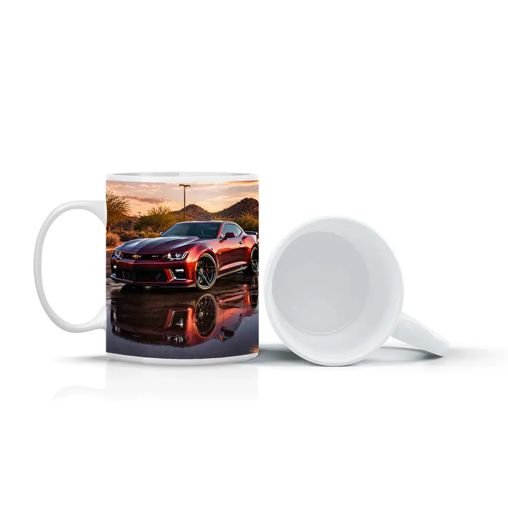 Chevrolet Camaro ZL1 Desert Sunset Reflection – Mugs