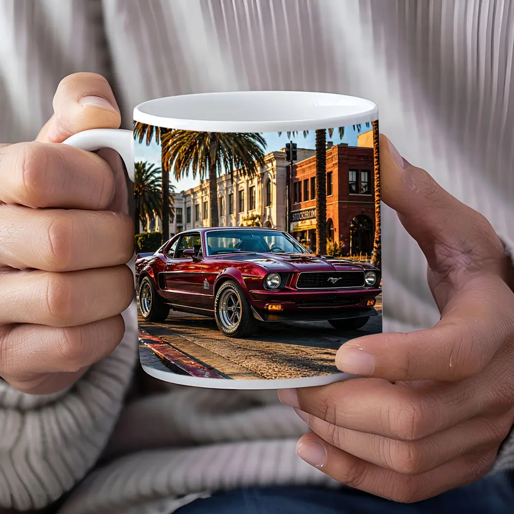 Ford Mustang Mach One Los Angeles Street – Mugs