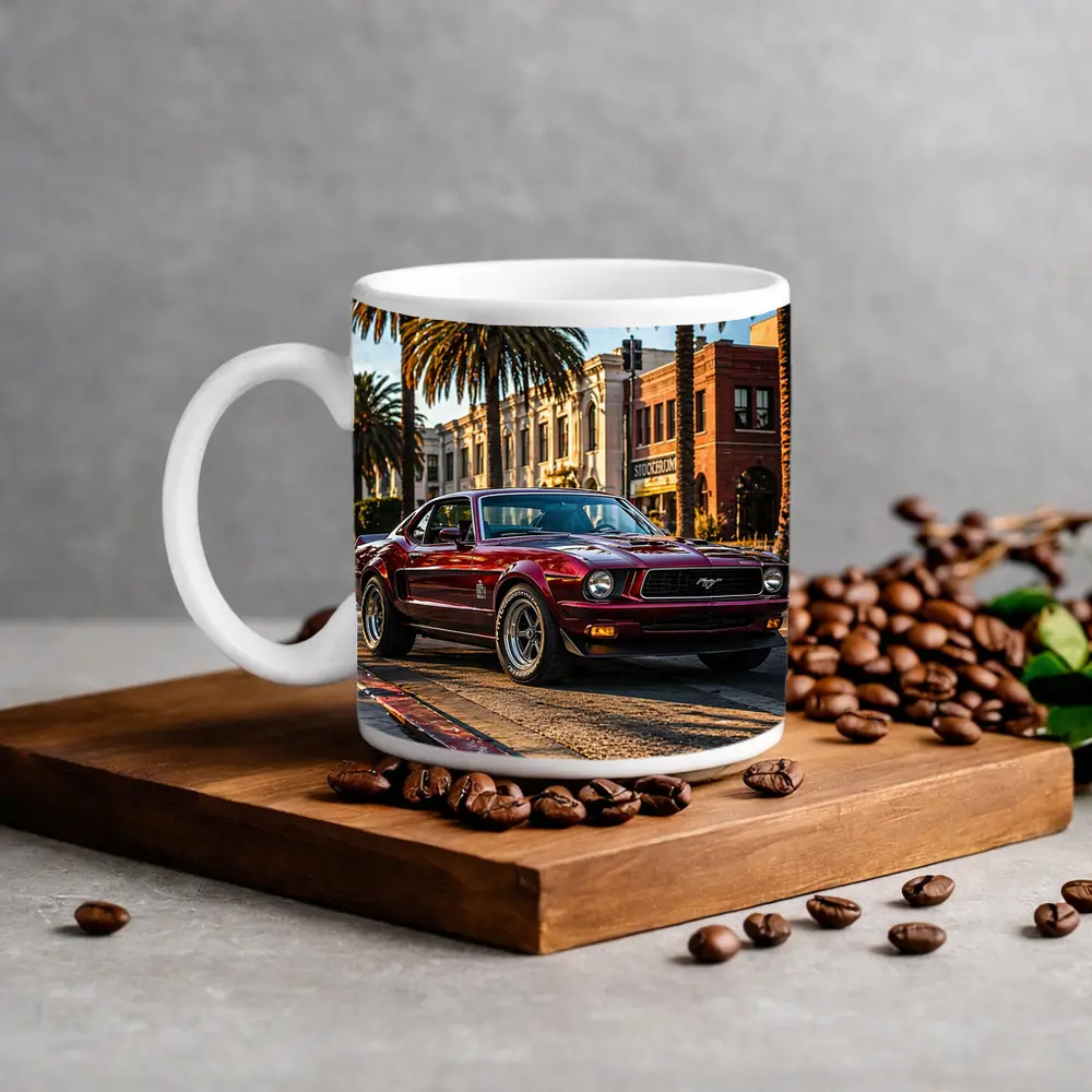 Ford Mustang Mach One Los Angeles Street – Mugs