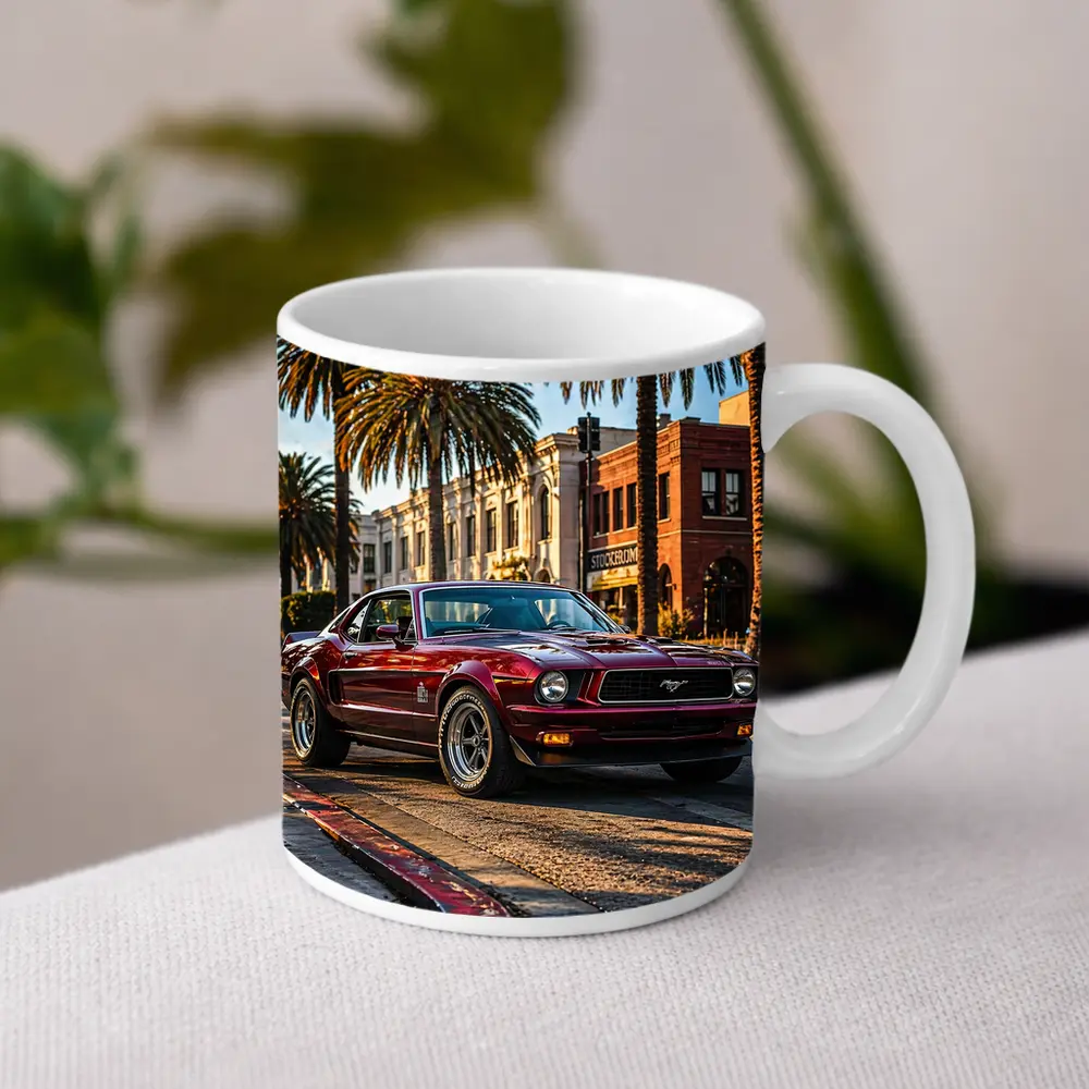 Ford Mustang Mach One Los Angeles Street – Mugs