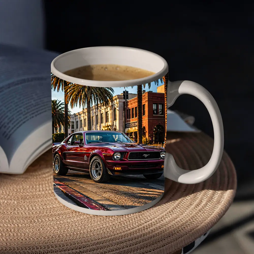 Ford Mustang Mach One Los Angeles Street – Mugs