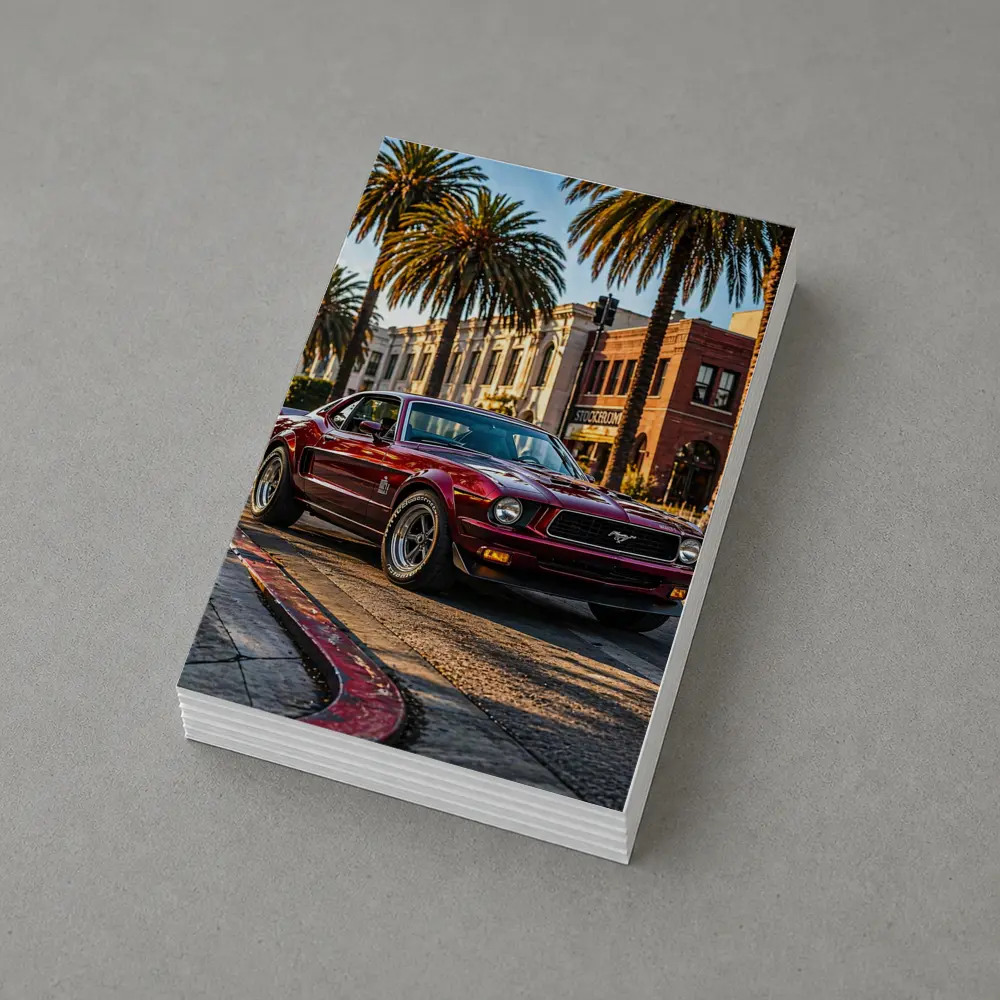 Ford Mustang Mach One Los Angeles Street – Postcards