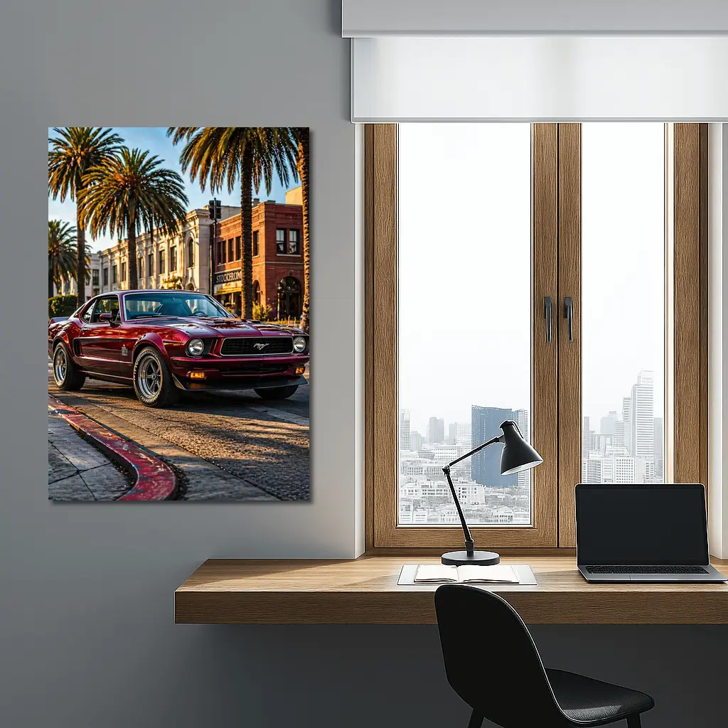 Ford Mustang Mach One Los Angeles Street – Wall Art