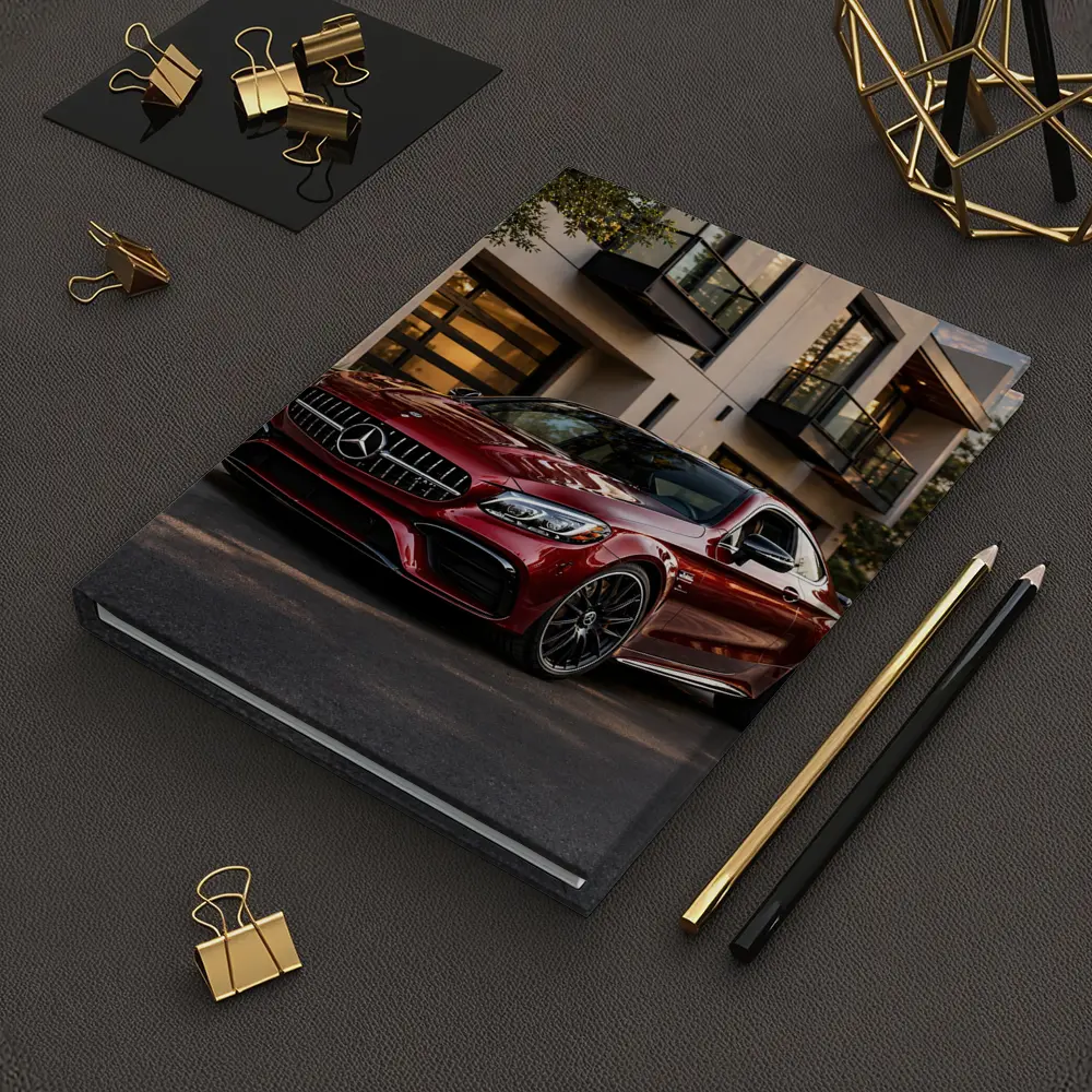 Mercedes AMG C63 Red Coupe Modern House – Notebooks