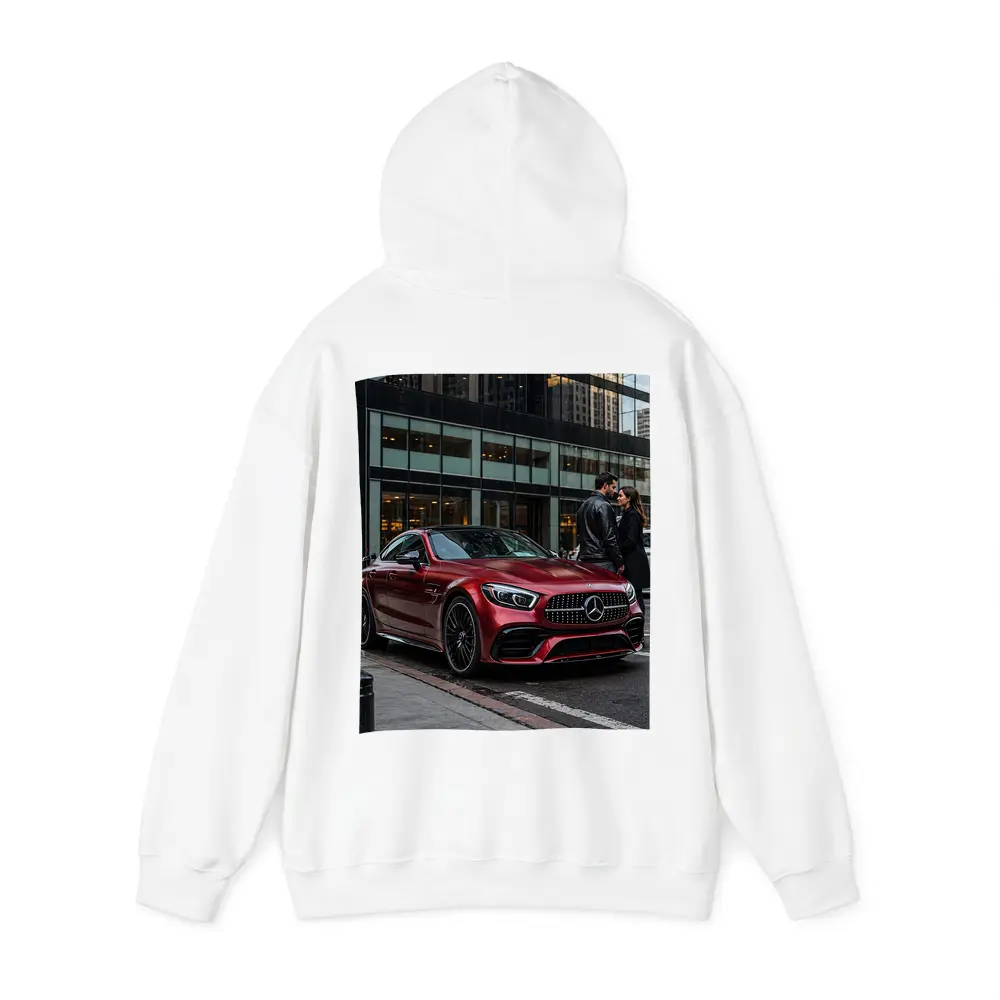 Mercedes AMG GT Red City Street Couple – Hoodies