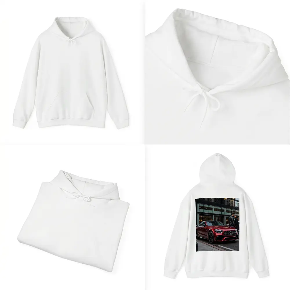 Mercedes AMG GT Red City Street Couple – Hoodies