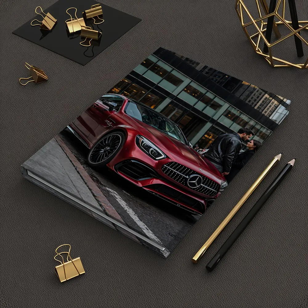 Mercedes AMG GT Red City Street Couple – Notebooks