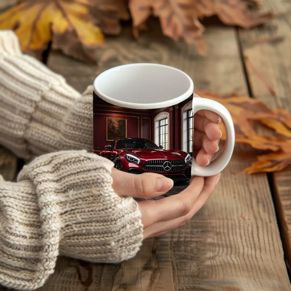 Mercedes AMG GT Red Luxury Mansion Interior – Mugs