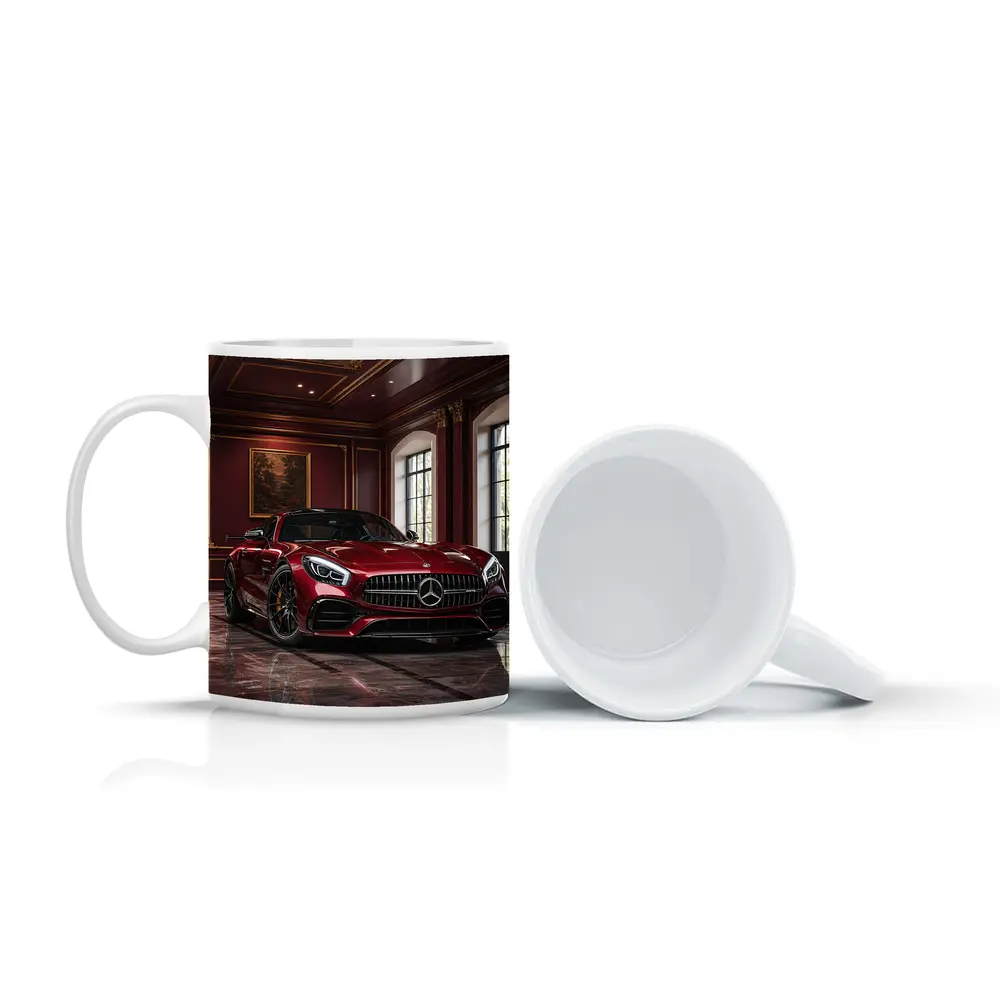 Mercedes AMG GT Red Luxury Mansion Interior – Mugs