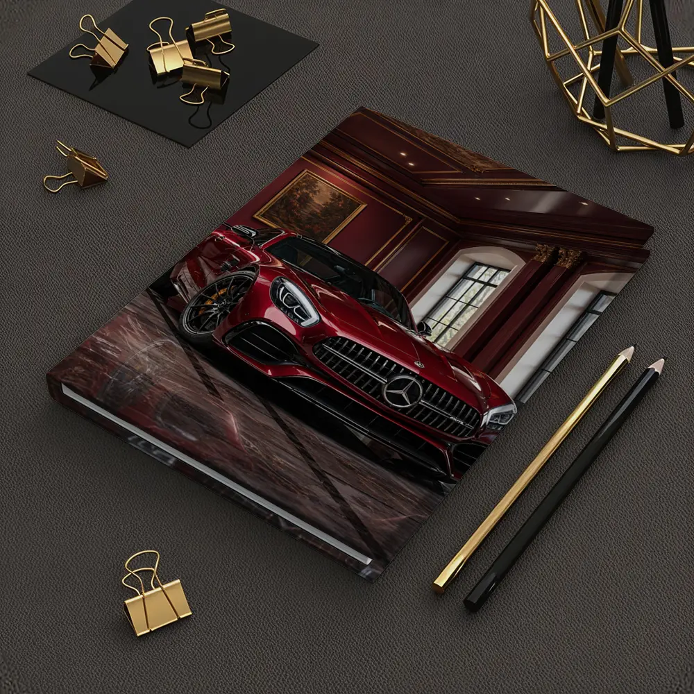Mercedes AMG GT Red Luxury Mansion Interior – Notebooks