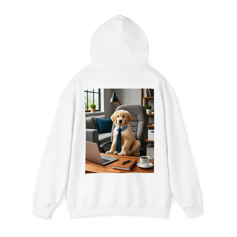 Golden Retriever Puppy Boss Home Office – Hoodies