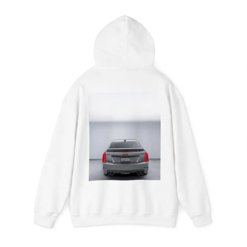 Cadillac CTS Rear View Gray Studio – Hoodies