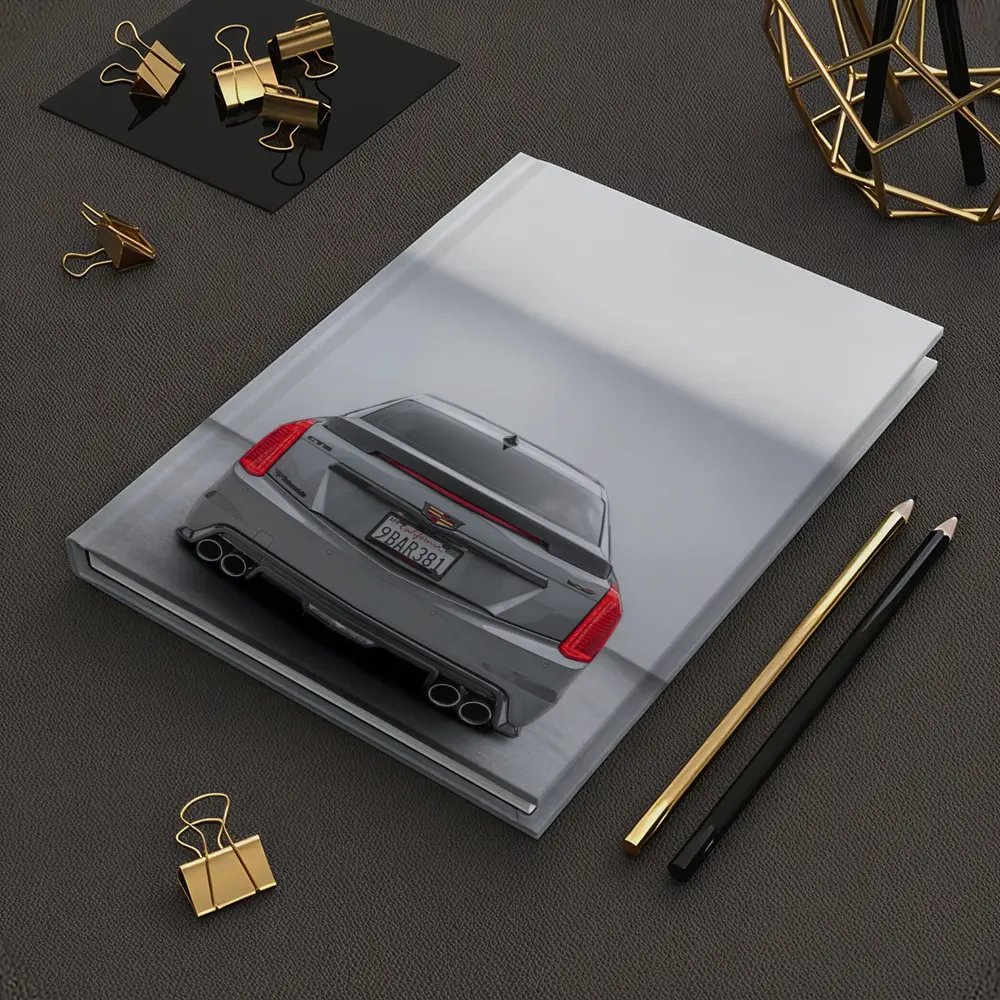 Cadillac CTS Rear View Gray Studio – Notebooks