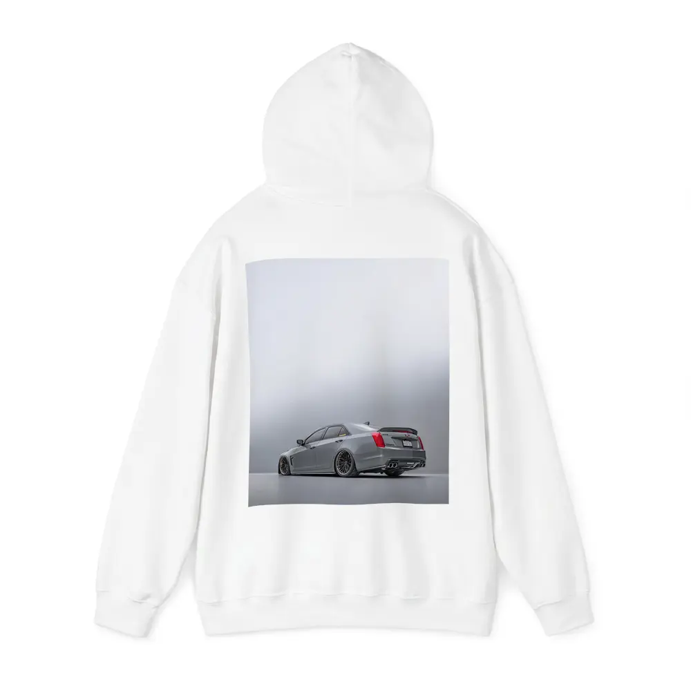 Cadillac CTS Slammed Gray Studio Shot – Hoodies