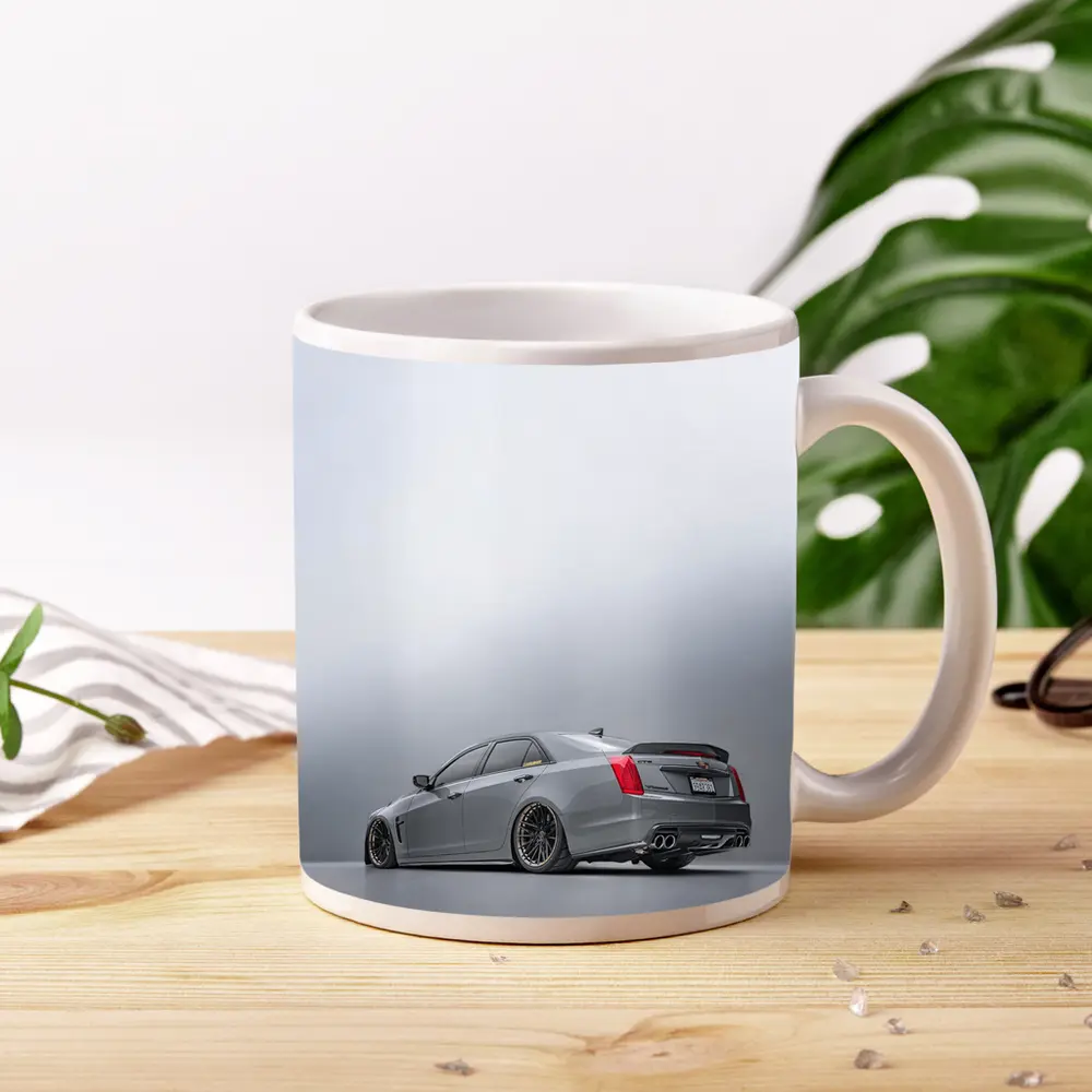 Cadillac CTS Slammed Gray Studio Shot – Mugs