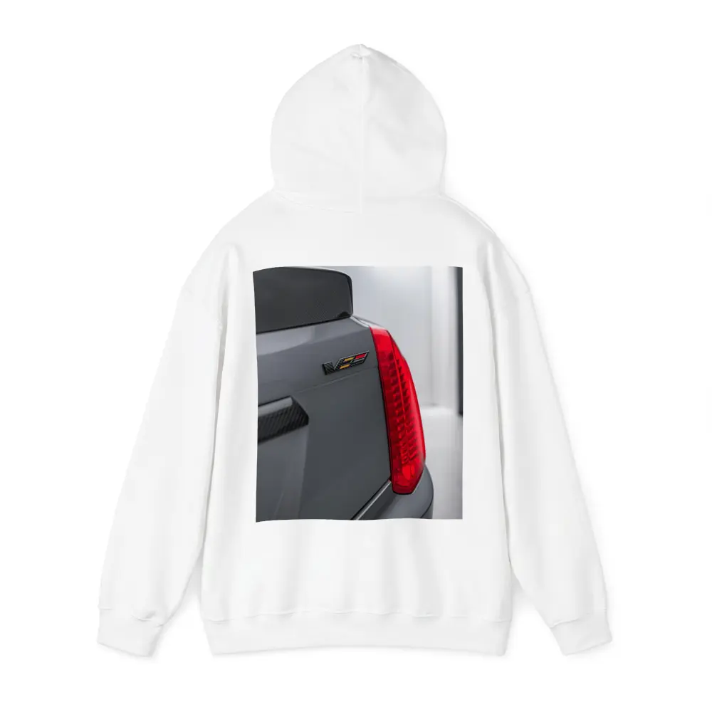 Cadillac V Series Badge Gray Car Detail – Hoodies