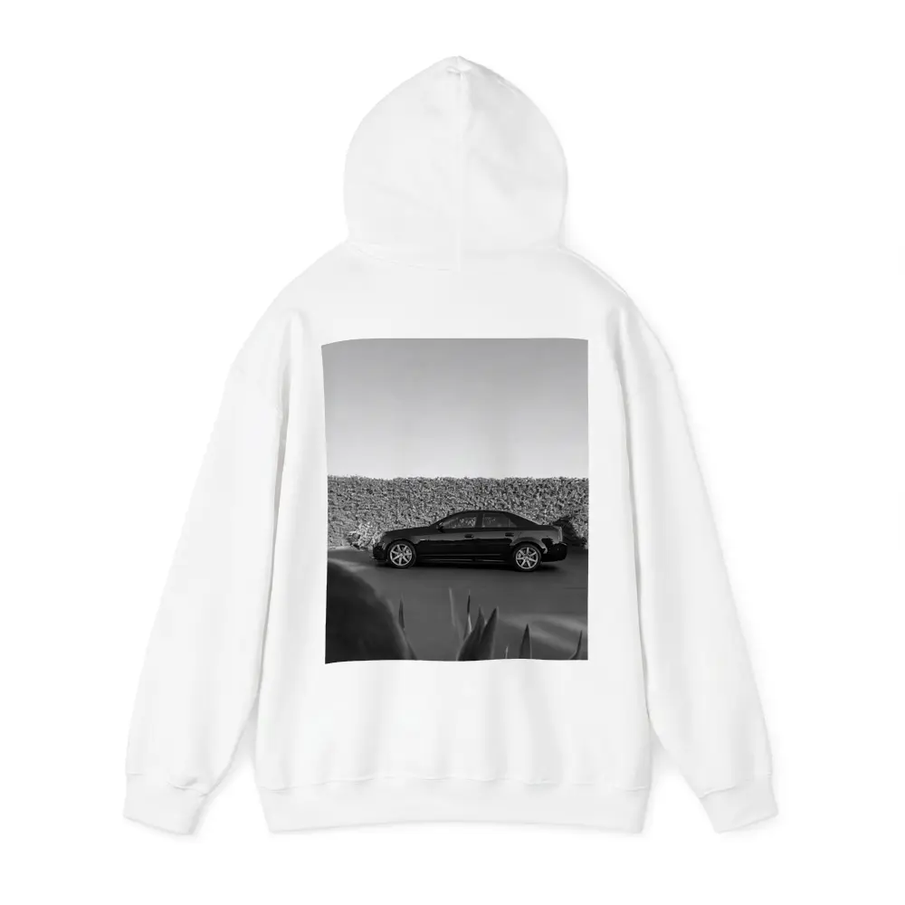 Cadillac CTS Black and White Side Profile – Hoodies
