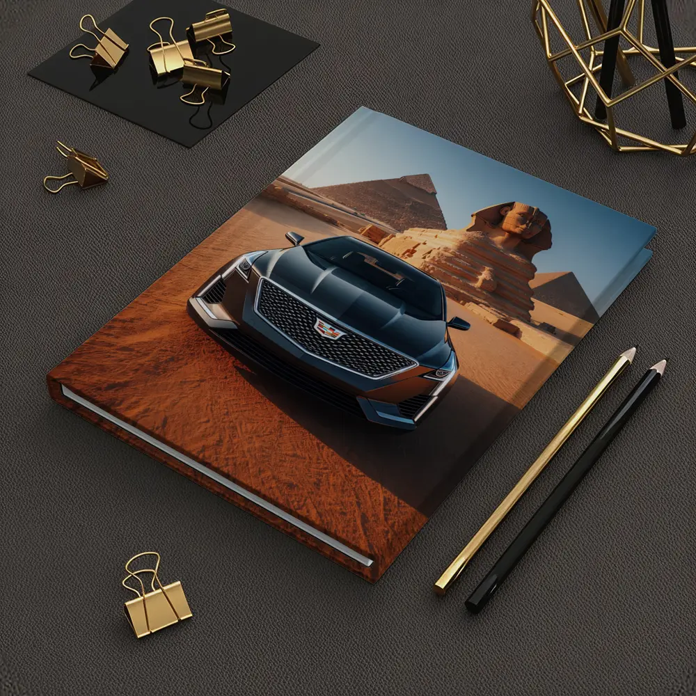 Cadillac CT6 Egypt Pyramids Sphinx Desert – Notebooks