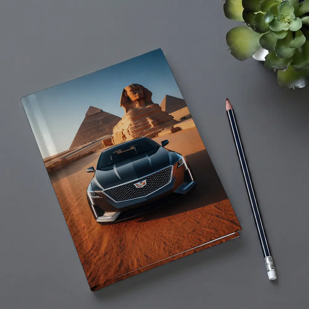 Cadillac CT6 Egypt Pyramids Sphinx Desert – Notebooks