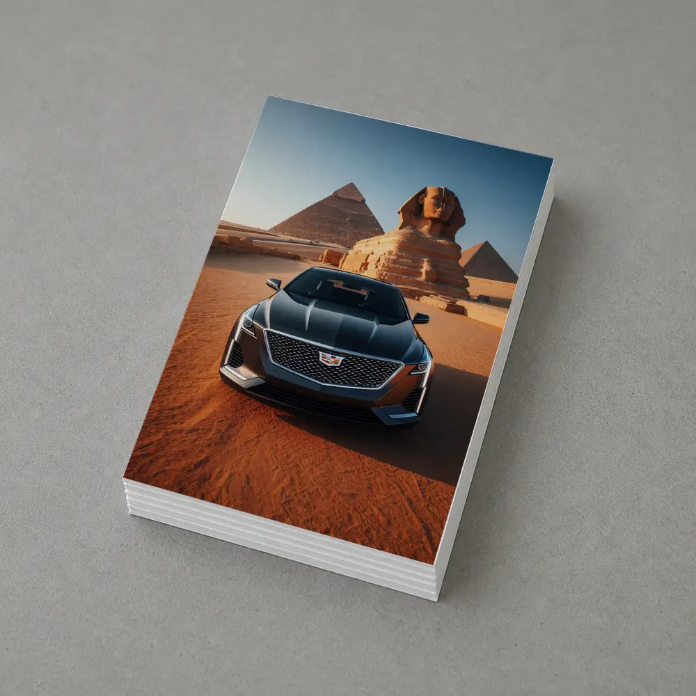 Cadillac CT6 Egypt Pyramids Sphinx Desert – Postcards