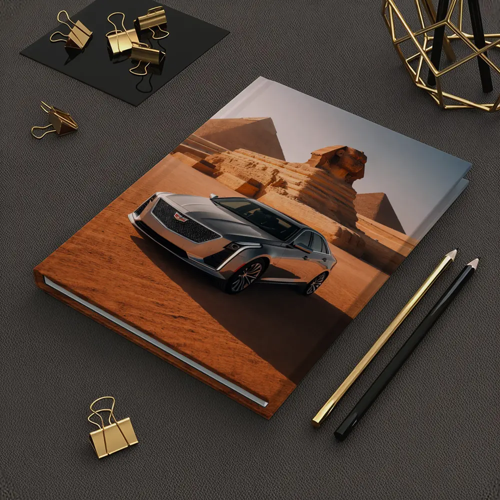 Cadillac CT6 Parked Before Egyptian Pyramids – Notebooks