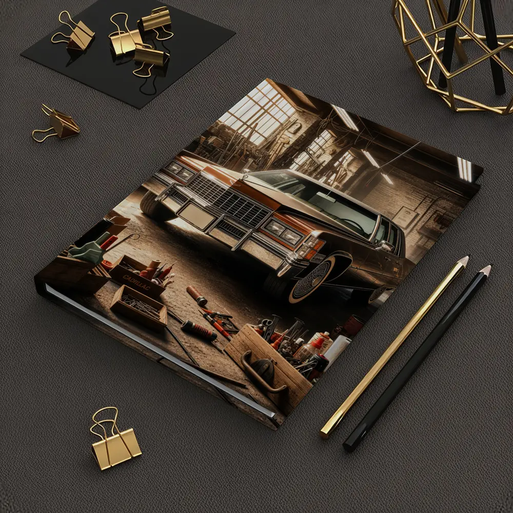 Cadillac Classic Car Vintage Garage Workshop – Notebooks