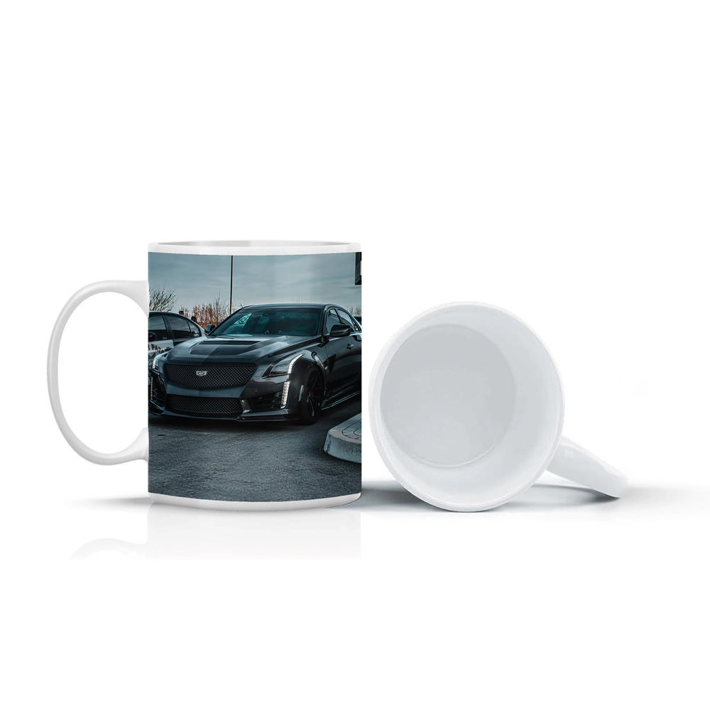Cadillac CTS Black Widebody Street Shot – Mugs