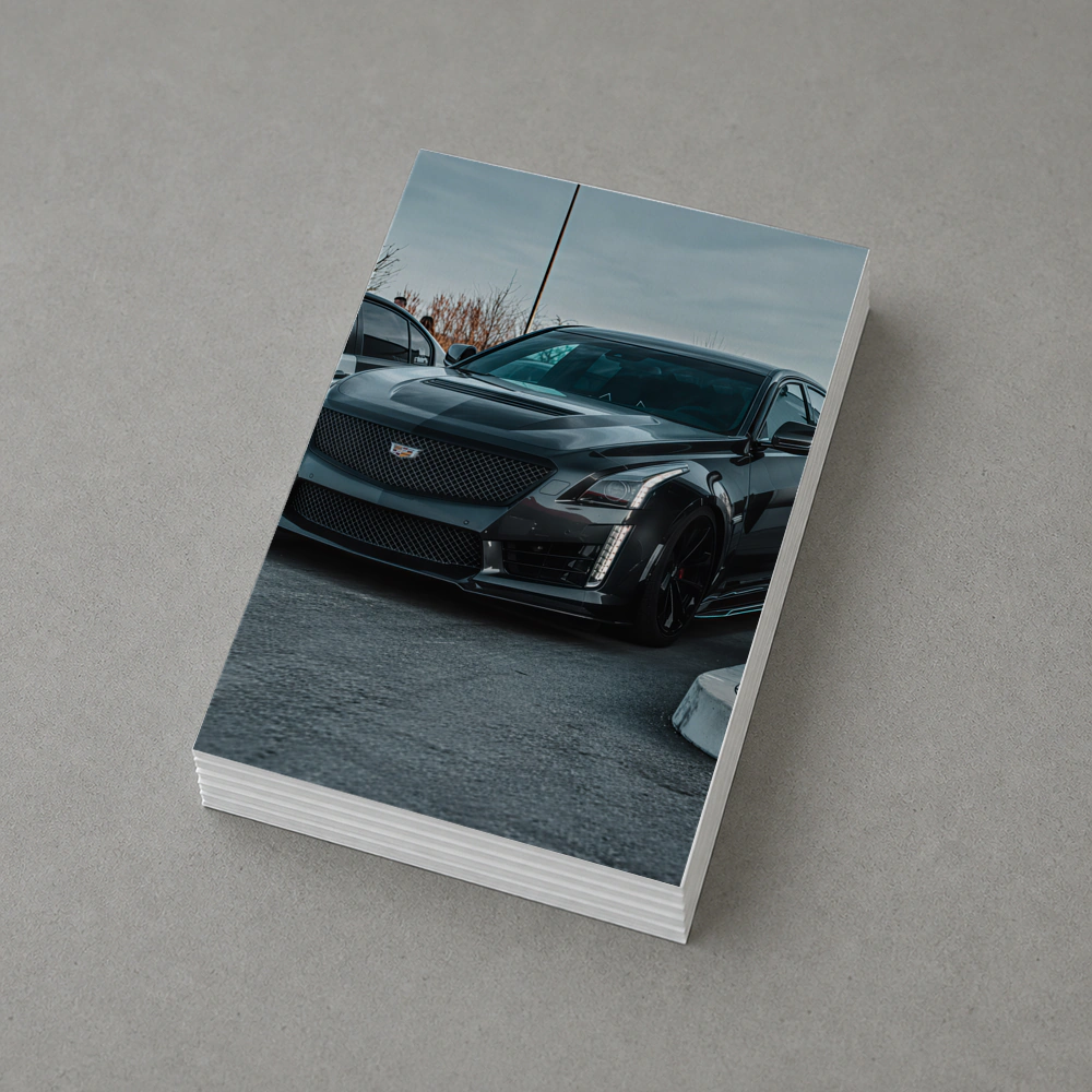 Cadillac CTS Black Widebody Street Shot – Postcards