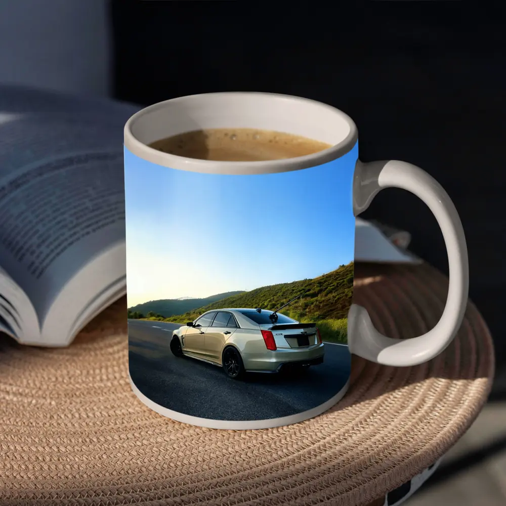 Cadillac CTS V On Mountain Highway – Mugs
