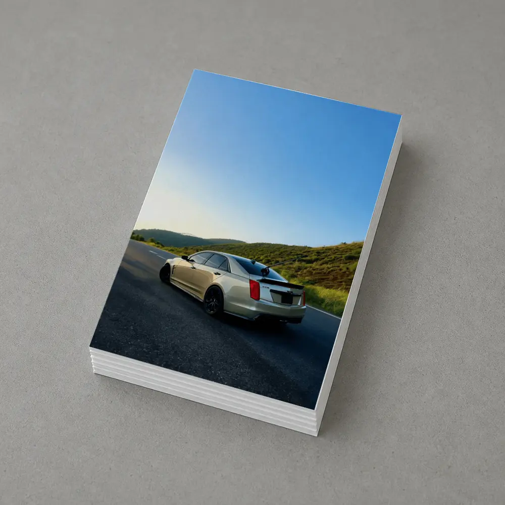 Cadillac CTS V On Mountain Highway – Postcards