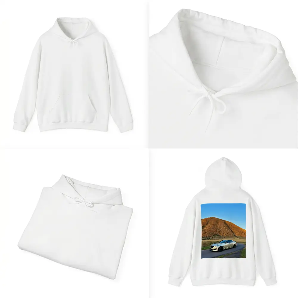 Cadillac CTS-V Silver Sedan Mountain Road – Hoodies