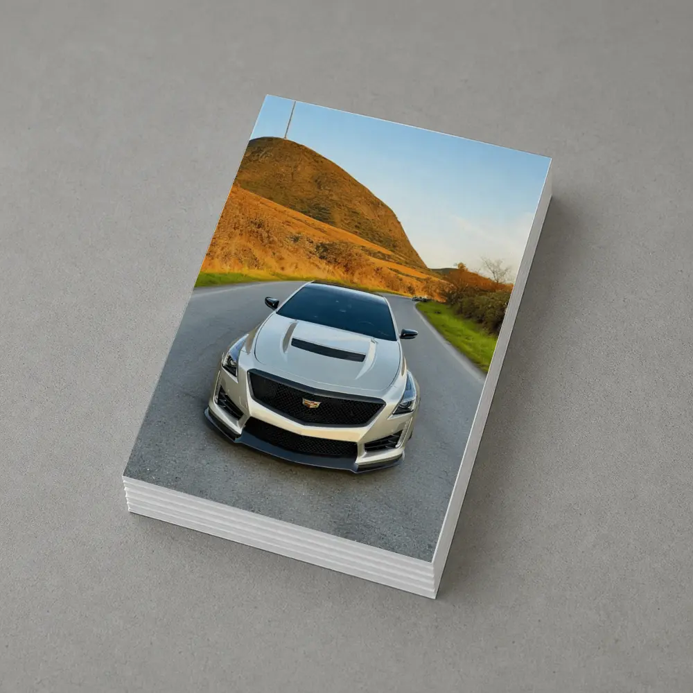 Cadillac CTS V On Mountain Road – Postcards