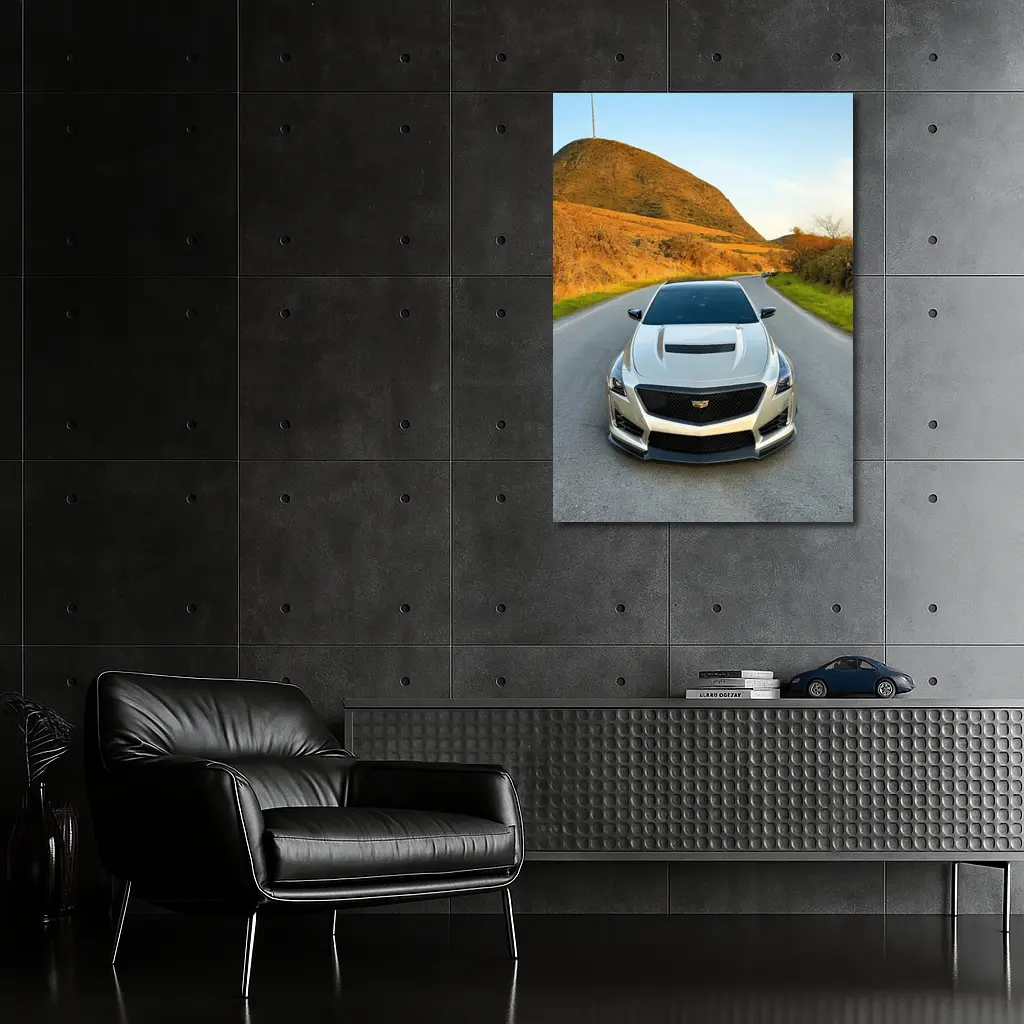 Cadillac CTS V On Mountain Road – Wall Art