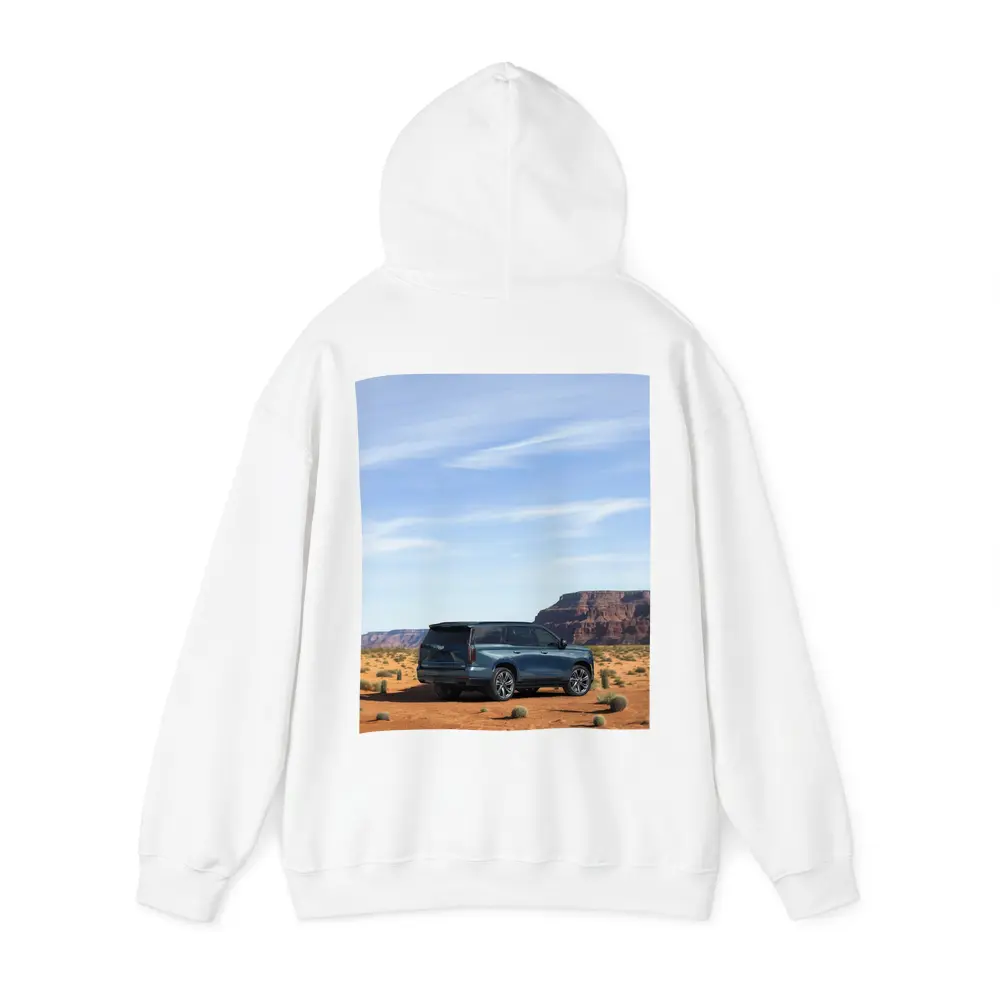 Cadillac Escalade Blue SUV Desert Canyon – Hoodies
