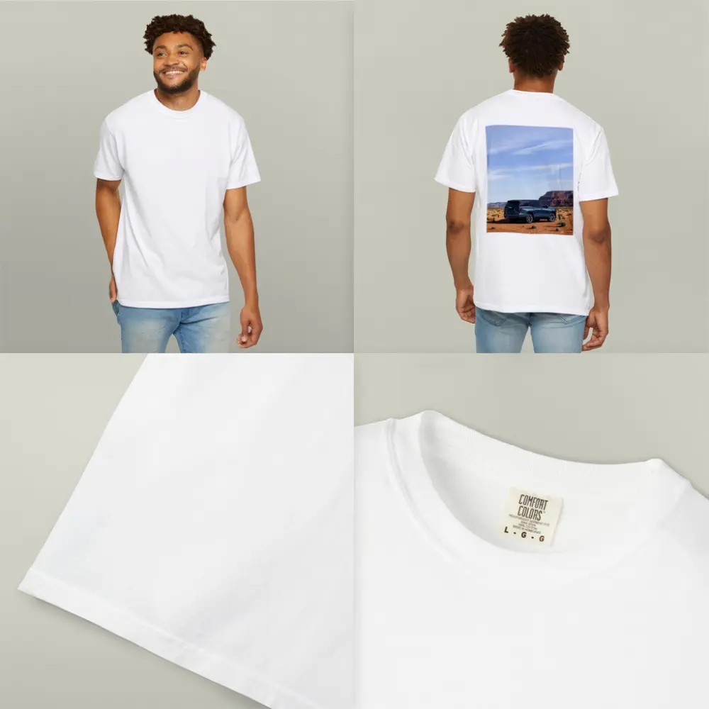 Cadillac Escalade Blue SUV Desert Canyon – T-Shirts