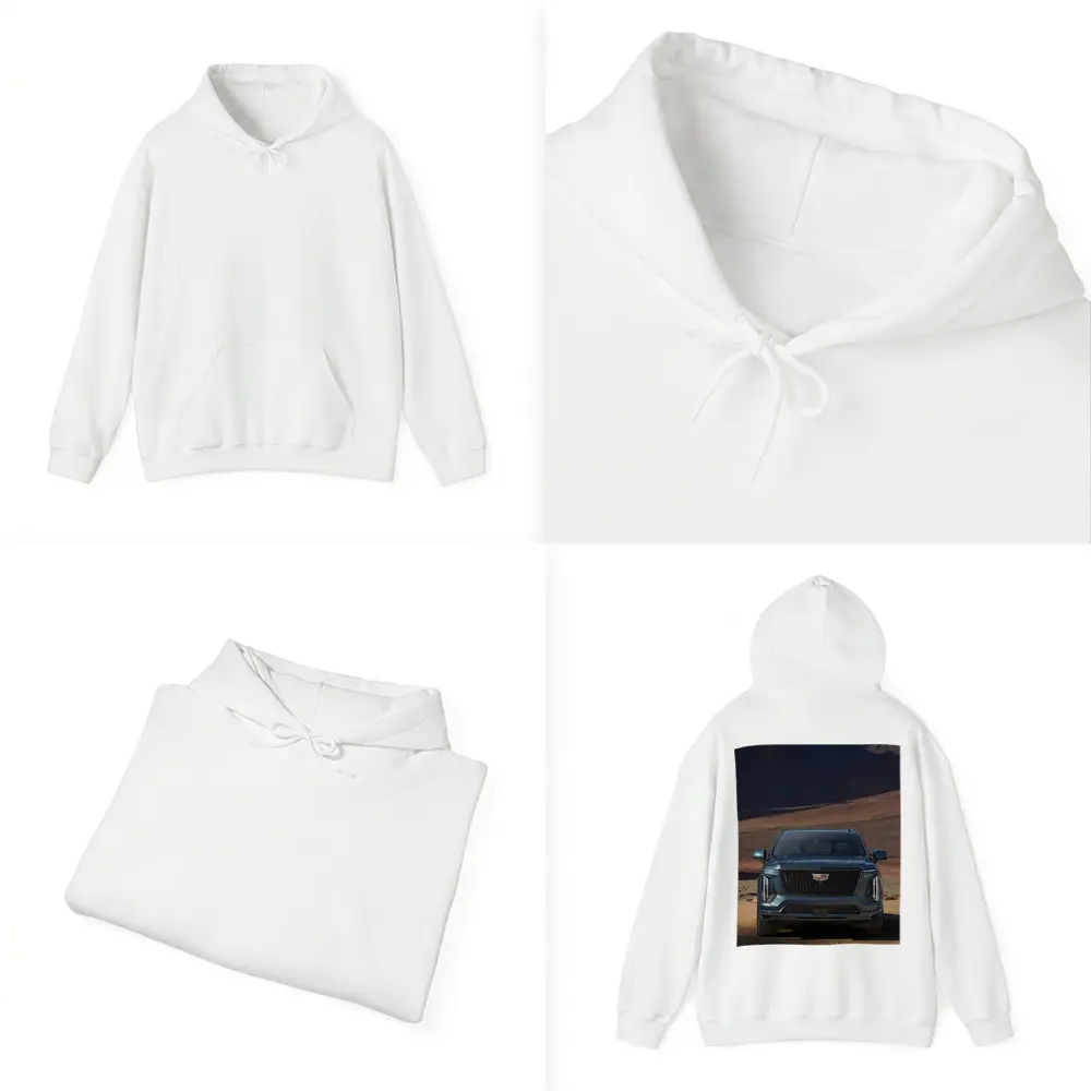 Cadillac Escalade SUV Desert Canyon Front View – Hoodies